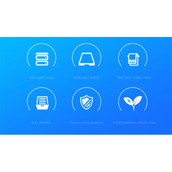 аксессуары прикроватного столика Abs хранения больницы 750mm