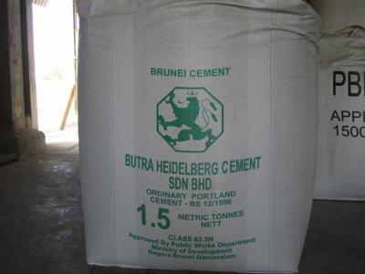 Tubular Type A big 2 Ton Bulk Bags Jumbo bag with PE liner Cement bulk bags