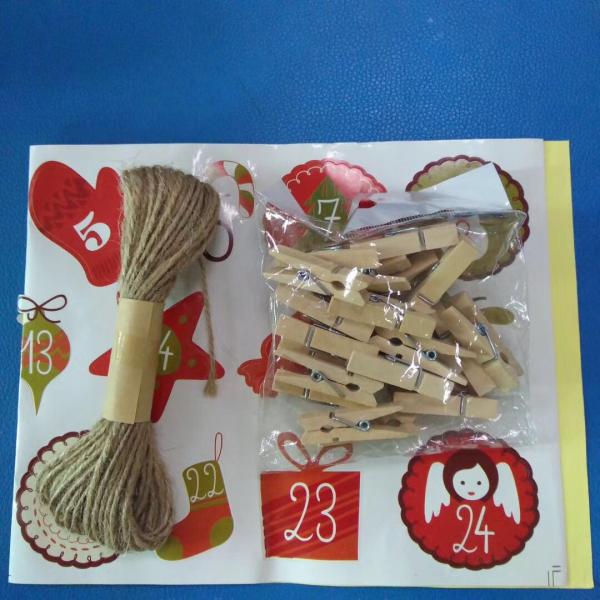 Christmas Burlap Jute Drawstring Bag Backpack Candy Pouch Bags OEM