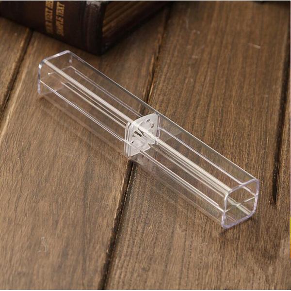 Lowest Price Transparent plastic PVC pen Box gift promotion use