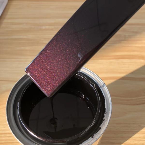Duas componentes Anti Amarelecimento Vermelho 2K Solid Paint Auto Refinish Paint