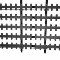 Écran de grille LED plein couleur résistant à l'eau extérieur, écran de grille flexible pour l'affichage du paysage des bâtiments, des rues et des ponts