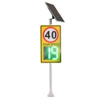 Sinalização de velocidade limitada do veículo com 188 display digital sinalização solar