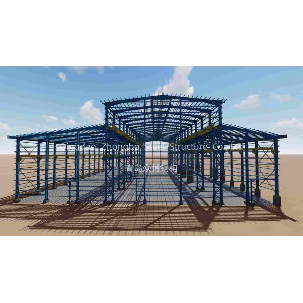 Sliding Or Folding Doors Comprehensive Steel Structure Prefab Metal Airplane Hangar