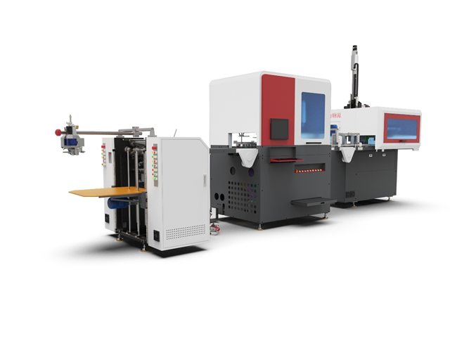 Fullly Automatic LY-HB1500CZIntelligent High-Speed Rigid Box Production Line 25-32pcs/min