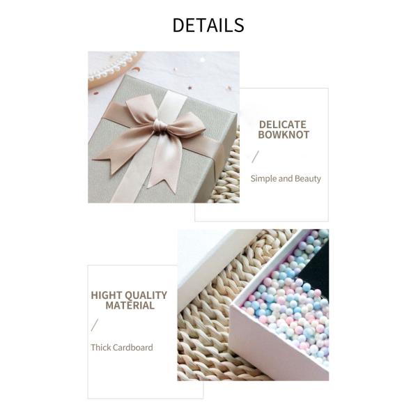 Крышка коробки подарка косметик конфеты духов упаковывая и низкопробная подарочная коробка с Bowknot ленты