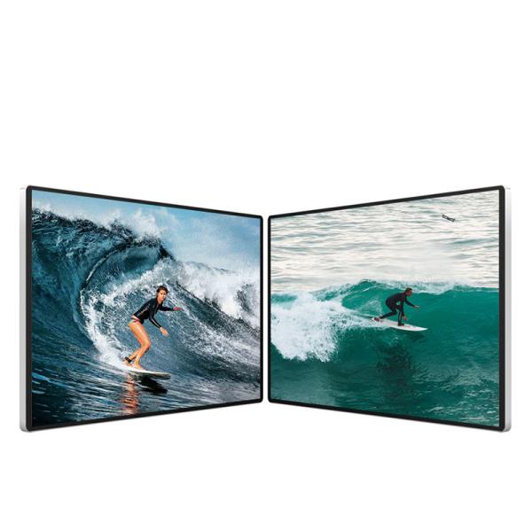 450cd/M2 LCD Advertising Board For Shop 89 Degree Viewing Angle Max 64G