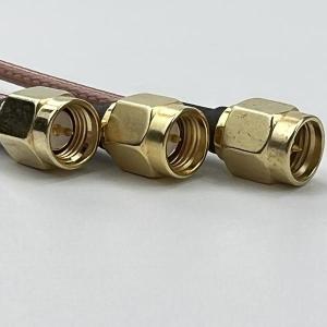 BEXKOM RF Coaxial Connector with Brass Chrome Plated Shell and TPFE Insulator
