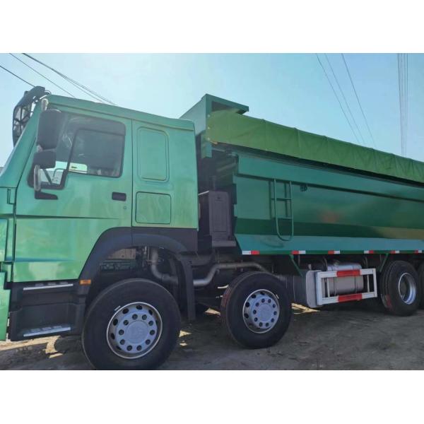 Radial Tire Design Sinotruk HOWO Green 8*4 U-Type Dump Truck 12 Wheels Transportation