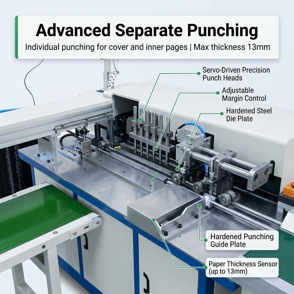 Full Automatic Spiral Binding Line with Auto Collecting High Speed Stable Operation