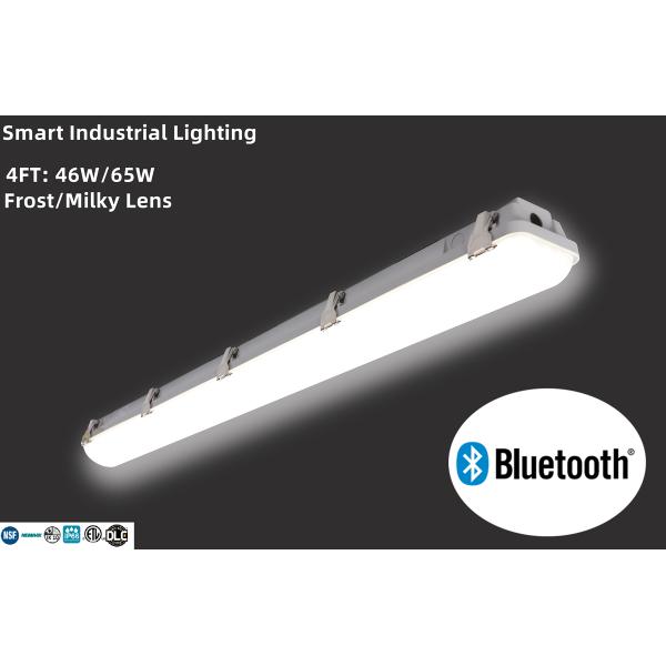 4kg Hanging Tri Proof LED Vapor Tight Warehouse Light Fixture 4FT 46W 65W IP66 65W