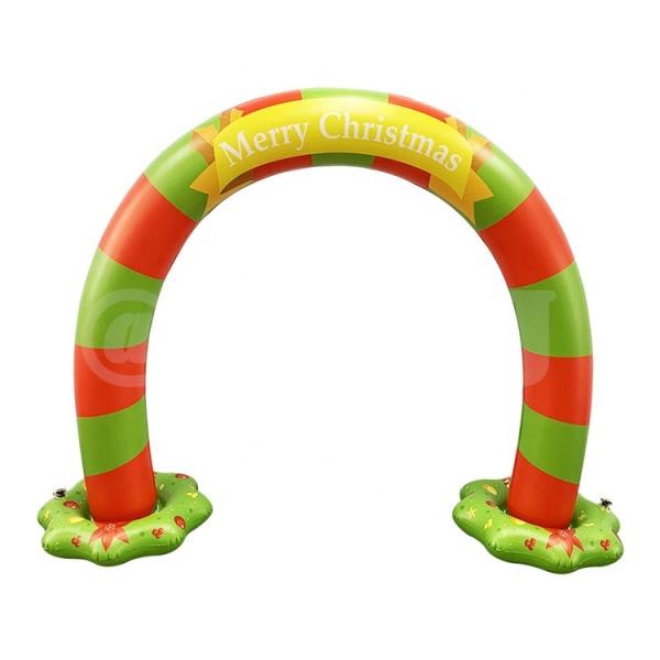 LC Inflatable Christmas Arch Large Outdoor Christmas Light Arch Christmas Lighted Arch