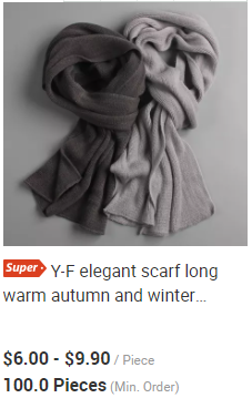 Y-Z Soft Acrylic and Wool Yarn Infinity Winter Cowl Knit Man Women Many Colors Chunky Scarf