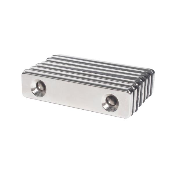 Heavy Duty Industrial Bar Neodymium Magnets Customized RoHS Certified