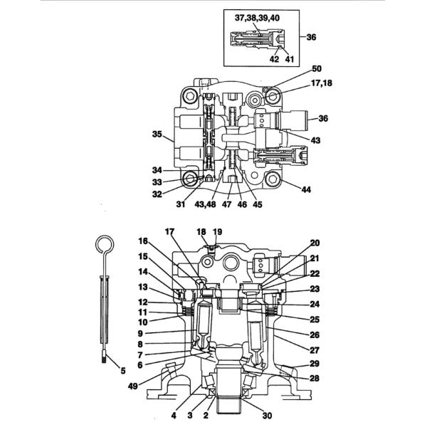 Мотор SH200A3 новое KRC0226 LJ01076 качания экскаватора Sumitomo гидравлический