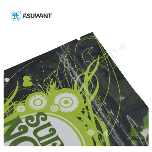 Aluminum Foil Sealed Plastic Custom Logo Mylar Customized Prints Lamination Packing Bags Smell Proof For Weed