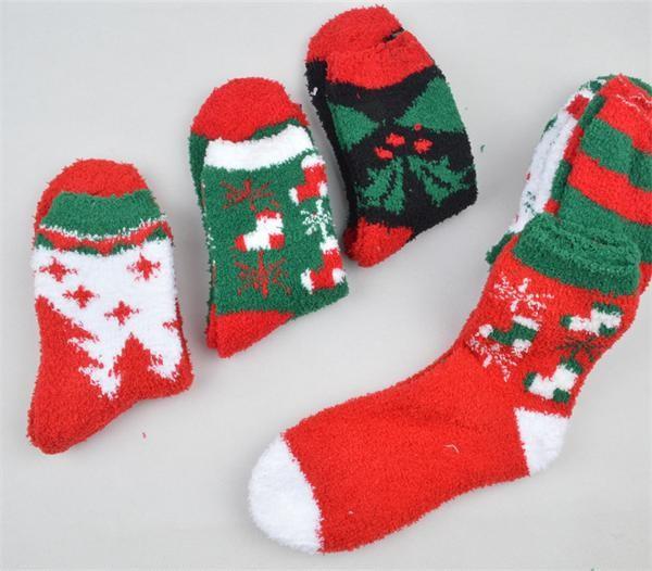 High quality fancy jacquard women's coral fleece thick socks in high warmth for promotion