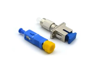 FTTH FC To SC Fiber Optic Attenuator 50dB High RL Metal / Plastic Housing