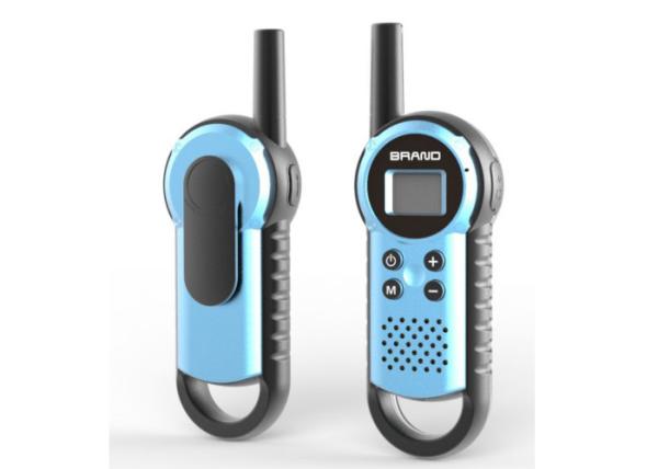 Walkietalkie do corpo PMR446 do ABS, baixo Walkietalkie do rádio do alerta da bateria