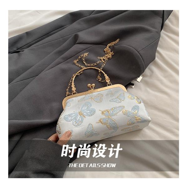NOVA BOLSA DE JANETAS CHEONGSAM DE ESTILO CHINESE PARA MUJERES 2024 Primavera/Verão NOVA BOLSA DE MANOS