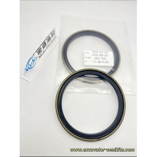 0750-110-156｜High-Wear Resistant Excavator Axle Shaft Seal