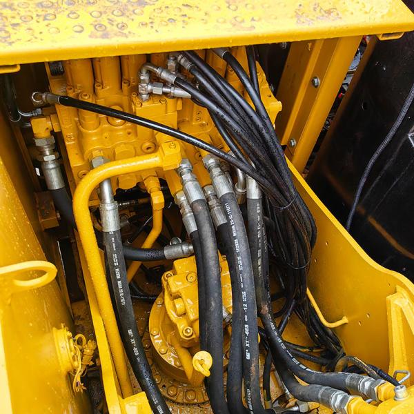 CAT 313D2GC Used Crawler Excavator  250L Large Fuel Tank Second hand Mini Excavator