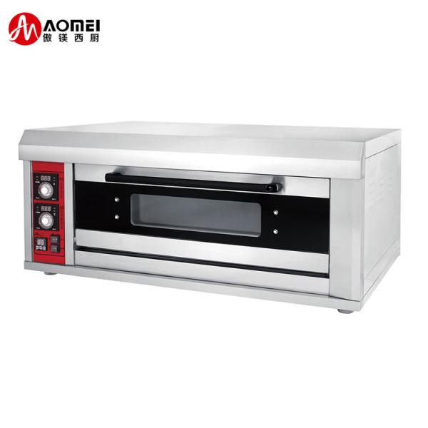 1 слой 1 палуба 2 подноса Малый хлебопекарный хлеб Однопалуба Пекарная печь 1220X820X530 мм Размер