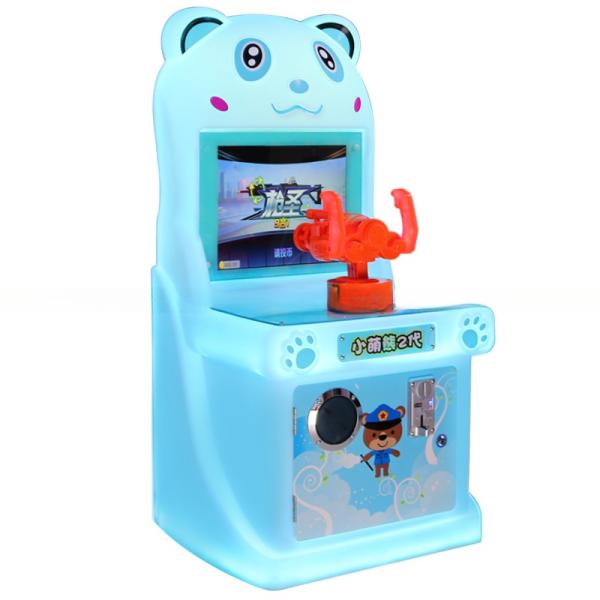 Cute bear kids bullets arcade shooting kids coin operated game machine for indoor shopping mall