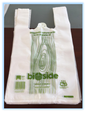 100% Biodegradable Compostable Plastic Shopping Bags