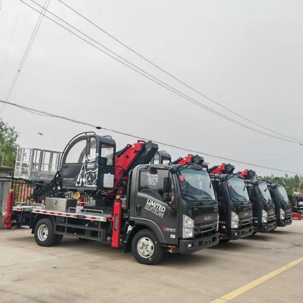Isuzu High Lift Bucket Aerial Work Hydraulic Platform Lift Truck
