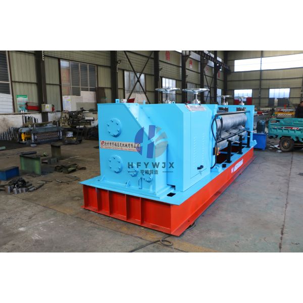 PLC Control Barrel Corrugation Machine Horizontal 750mm-1250mm Rolling Width 11kw Motor