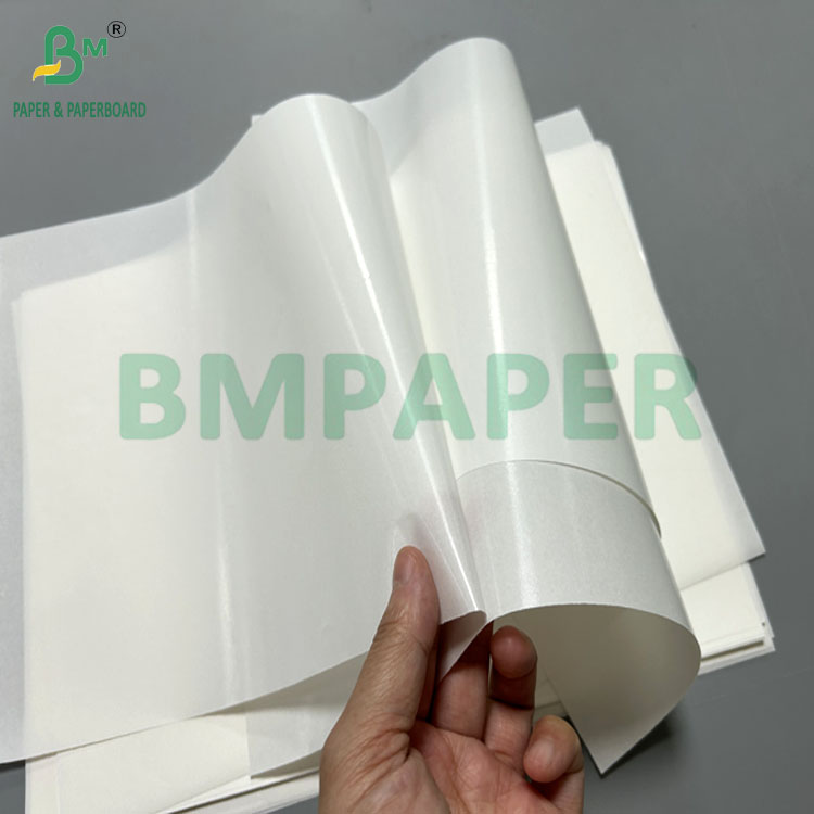 40gsm +10PE Coating Cutlery Wrapping Paper With Customize Printable Design 80cm 90cm