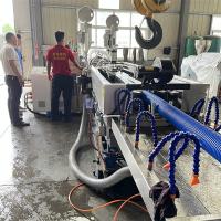 Machine de fabrication de tuyaux ondulés en HDPE pour les solutions de drainage