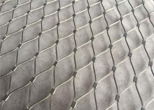 4mm Safety Protection Ferrule Stainless Steel Wire Rope Mesh