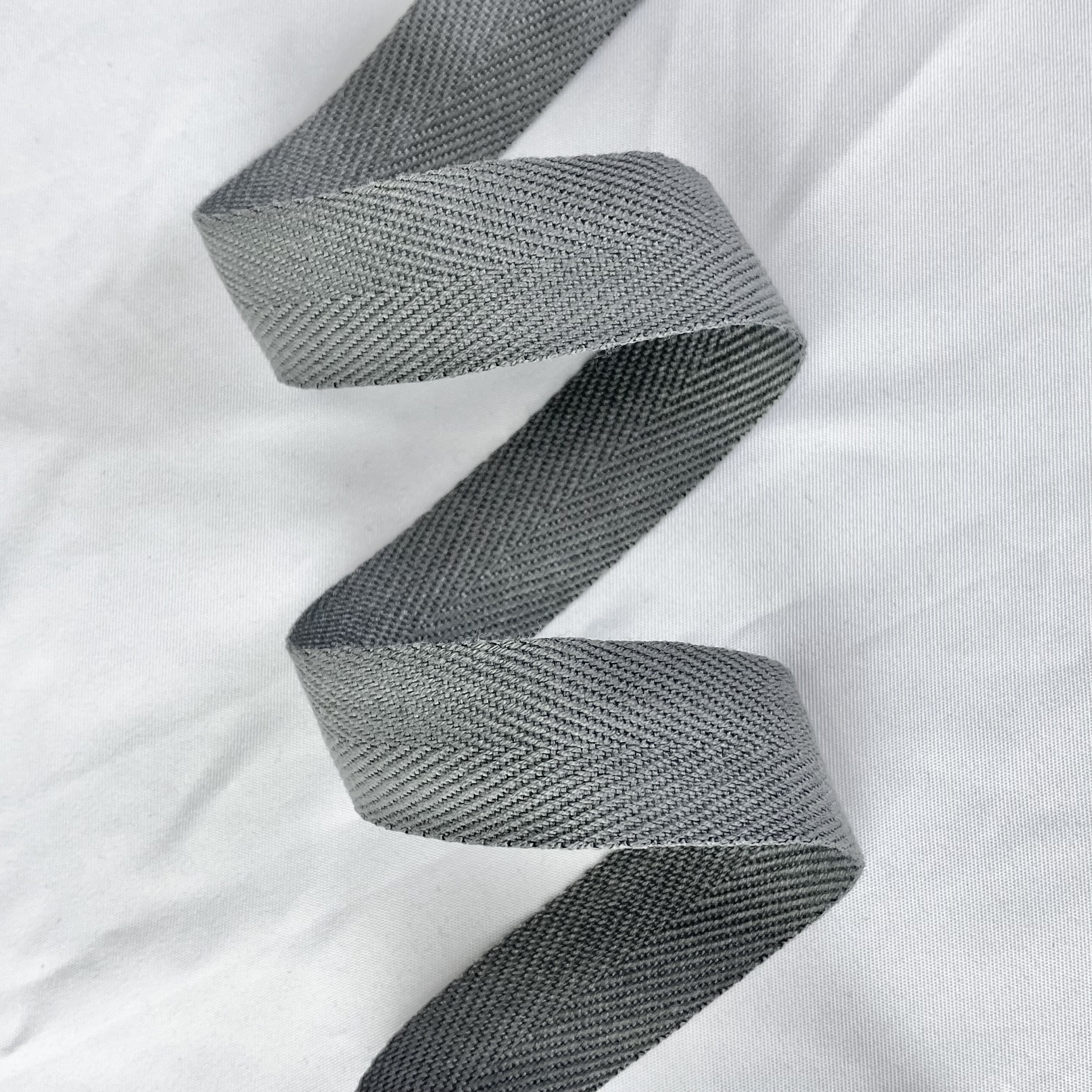 Herringbone polyester-cotton webbing Various colors Backpack strap Belt Handbag strap