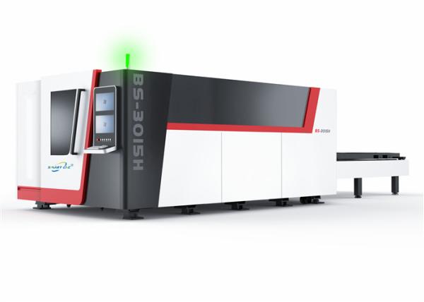 Máquina de corte grande do laser da fibra do CNC do poder para a placa de metal de aço inoxidável