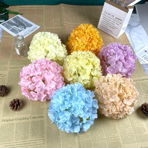 Nueva simulación de grandes bolas bordadas para bodas, salones de bodas, decoración del hogar, salones, arreglos florales decorativos, guía para el camino, arreglos florales