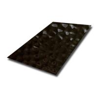Feuille noire solides solubles 201 d'acier inoxydable d'ondulation de l'eau plat décoratif 304 en métal