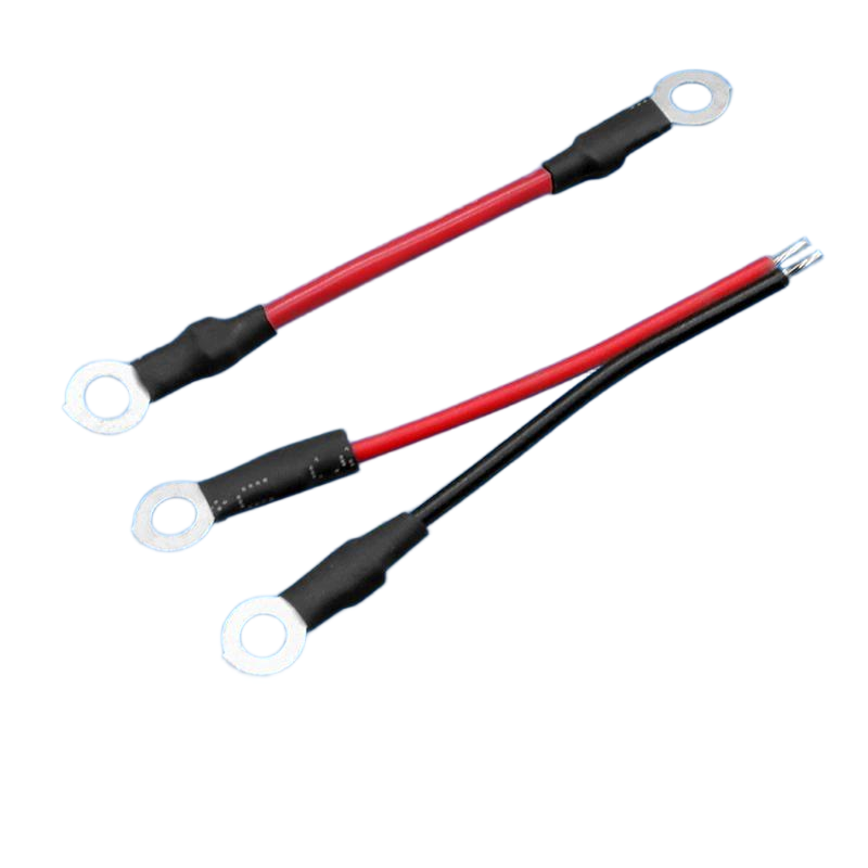 Factory Direct Supply Wire Harness RV1.25 Ring Terminal Wire — Battery Connection Cable Assembly with PVC Insulation Custom Length Wire Harness