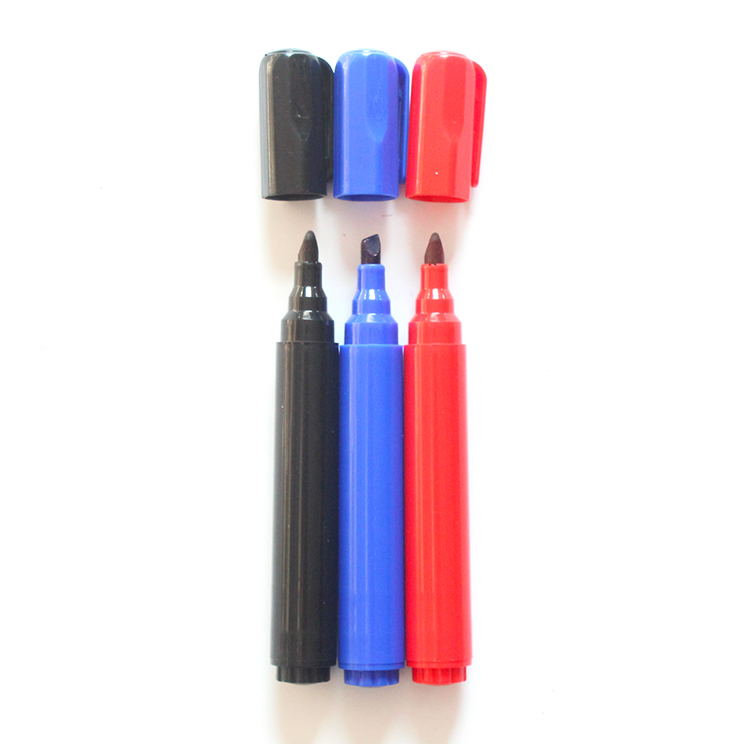 3 Colors High Quality Round Tip Non Toxic White Board Marker