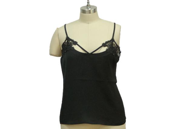 Neck Lace Casual Ladies Wear Floral Strappy Midi Dress Nightwear 100% Polyester Satin