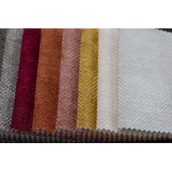 Chenille Velvet Sofa Upholstery Fabrics Brushed Pattern