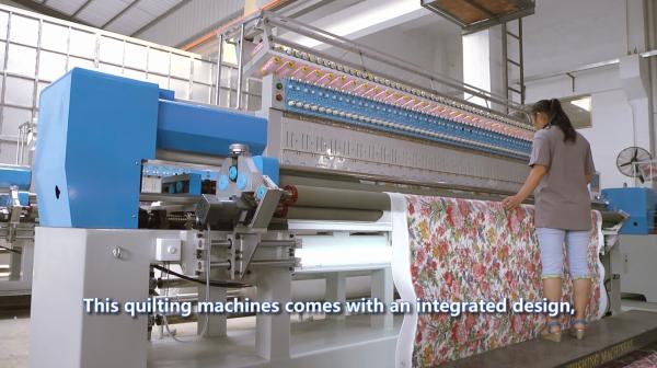 25 Heads Quilting And Embroidery Machine 67.5MM Needle Distance For Wall Decorations