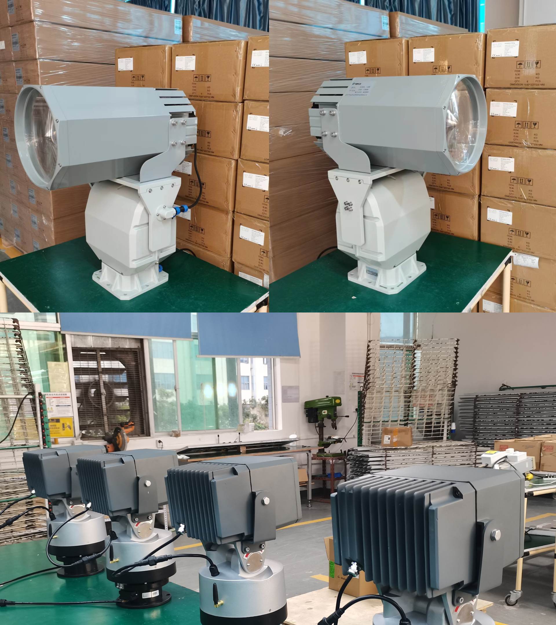 Морская светодиодная поисковая лампа поисковый проектор 300W-600W 2 км 3 км для морской башни поисковой спасения IP66 лодка судно Skybeam