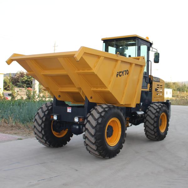 Highway Road Construction Machinery 3.5 M 3 7.0 Ton Off Road Dump Truck YTO4108