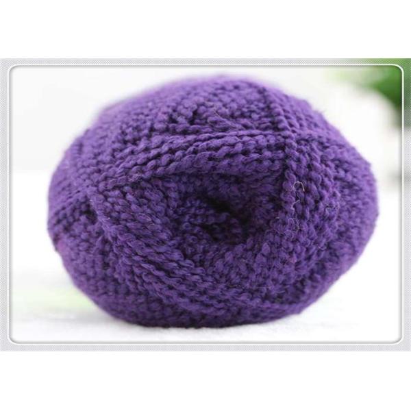 Hilado de acrílico de la onda del hilado de la ondulación de la novedad del multicolor para los suéteres/bufanda del invierno