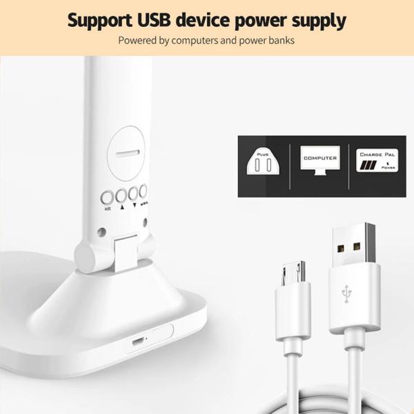 6500k 3200mah 7W Calendar LED Desk Lamp With Pen Stand