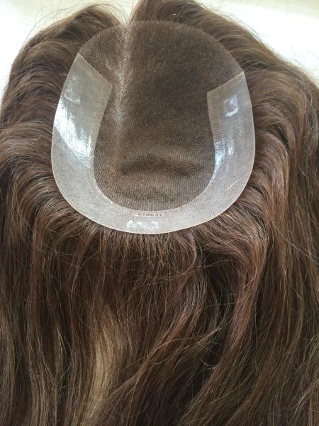 3/4 Cap Men Hairpiece Adhesive Bespoke Hair Systems Natural