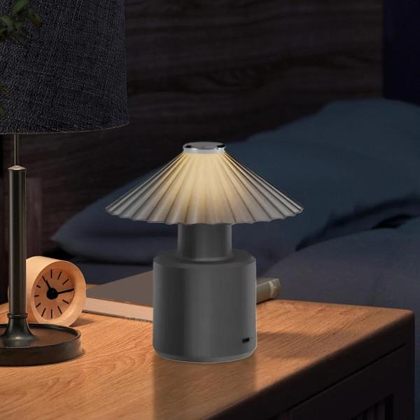 Portable USB Rechargeable LED Desk Lamp with ‌Adjustable Shade‌ for ‌Reading & Workspace Lighting