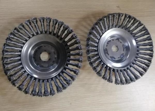 Twist Knot Conical Wire Weed Brush For Grass Removal Brush Cutters​ Machine